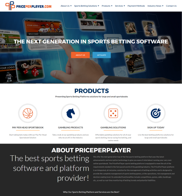 PricePerPlayer.com Sports Betting Software