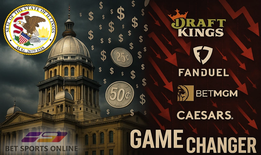 Illinois Drops a Bomb on Sportsbooks: New Pay-Per-Bet Tax Shakes Up the Industry
